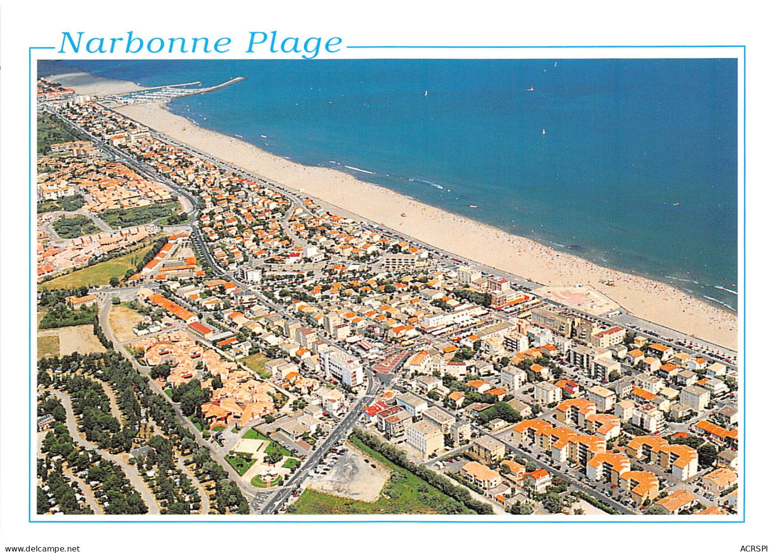 NARBONNE PLAGE Vue Aerienne 11(scan Recto-verso) MB2351 - Narbonne