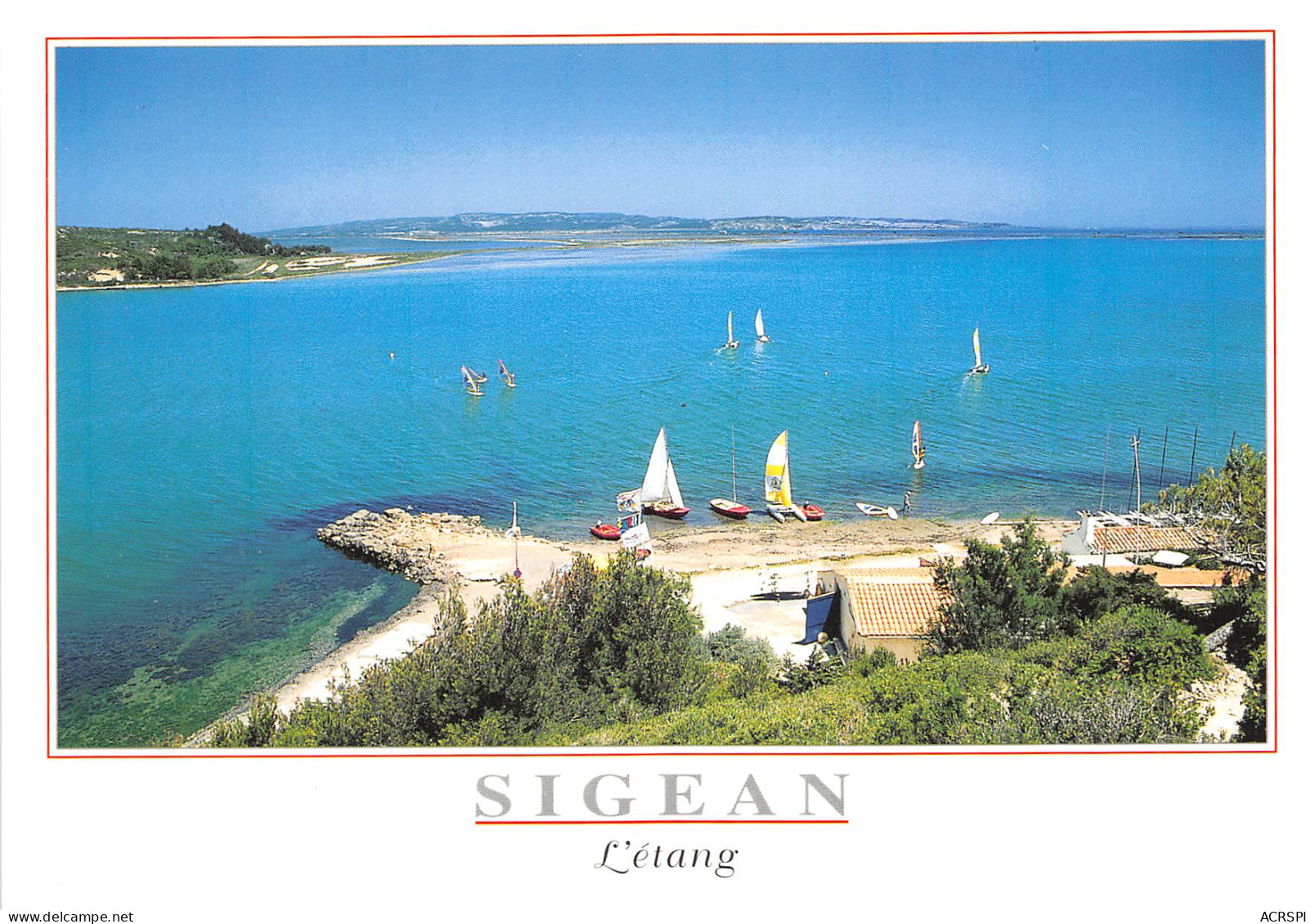 SIGEAN L Etang Et L Ecole De Voile 31(scan Recto-verso) MB2351 - Sigean