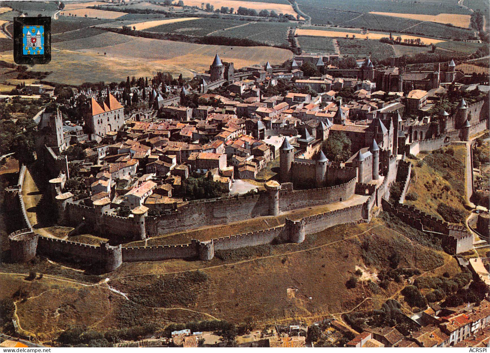 CARCASSONNE Vue Generale Aerienne 23(scan Recto-verso) MB2352 - Carcassonne