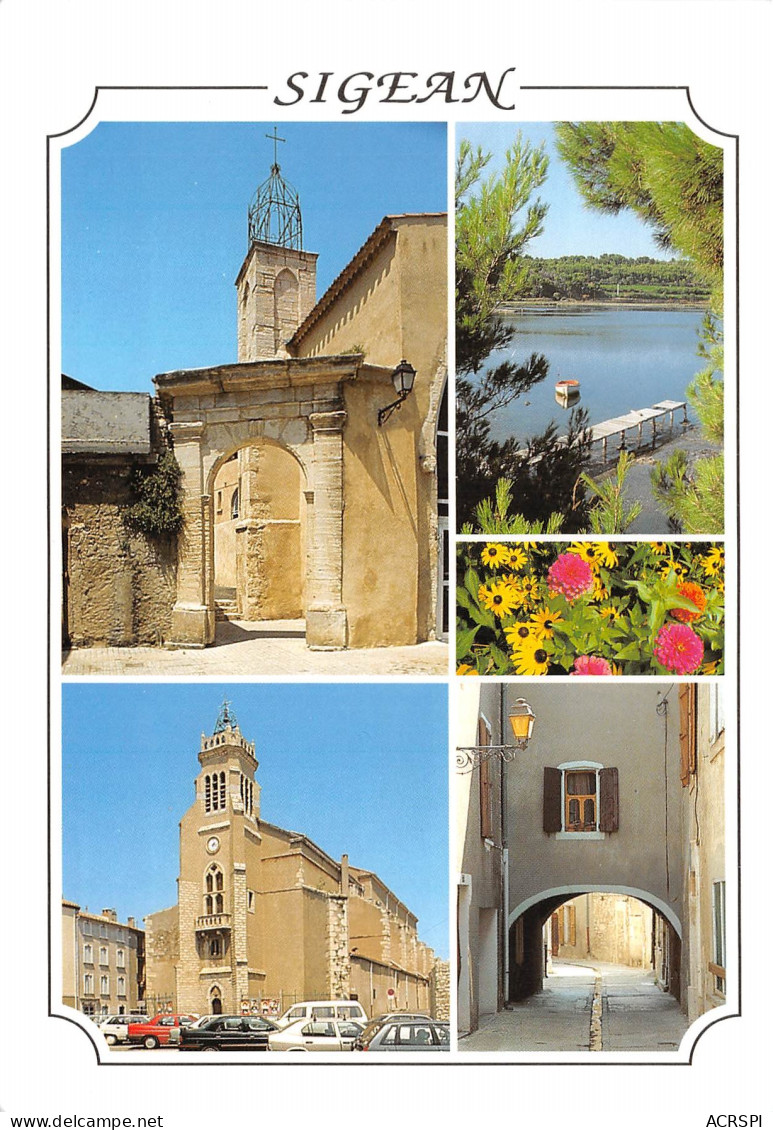 SIGEAN Entre Mer Et Corbiere L Eglise Vieille Ruelle 4(scan Recto-verso) MB2353 - Sigean