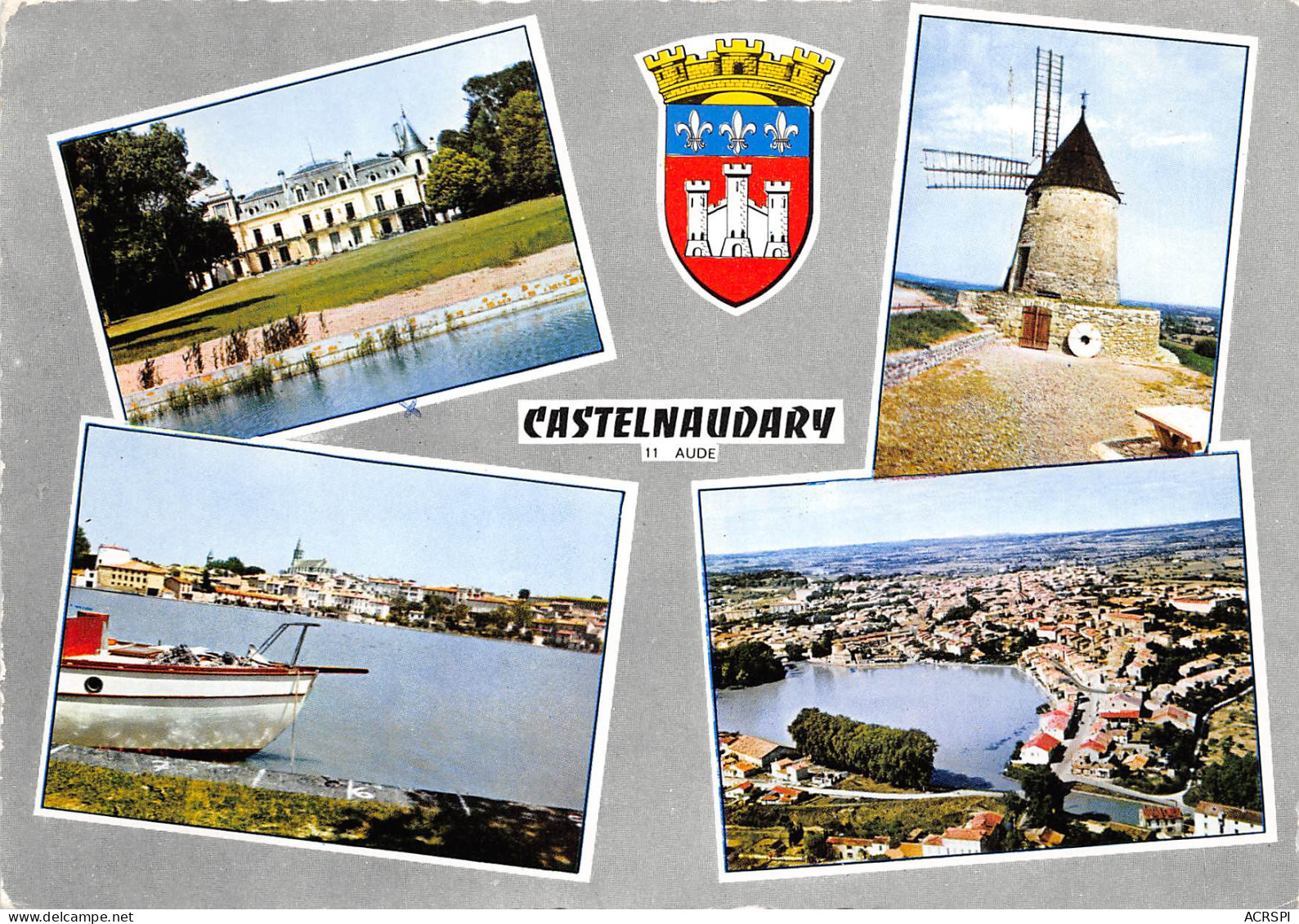 CASTELNAUDARY Le Moulin Le Bassin 7(scan Recto-verso) MB2353 - Castelnaudary