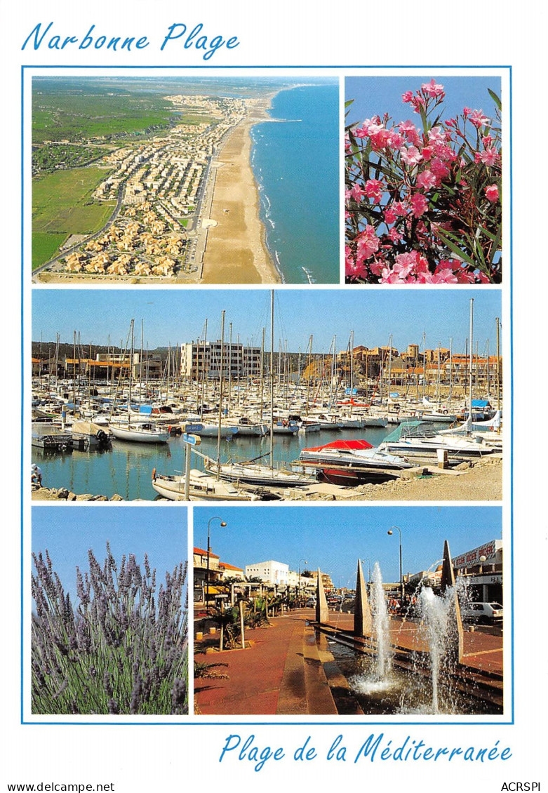 NARBONNE Plage Vue Aerienne 21(scan Recto-verso) MB2353 - Narbonne
