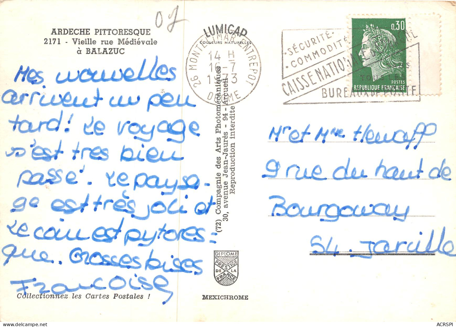LE PONT D ARC Gorges De L Ardeche 30(scan Recto-verso) MB2356 - Vallon Pont D'Arc