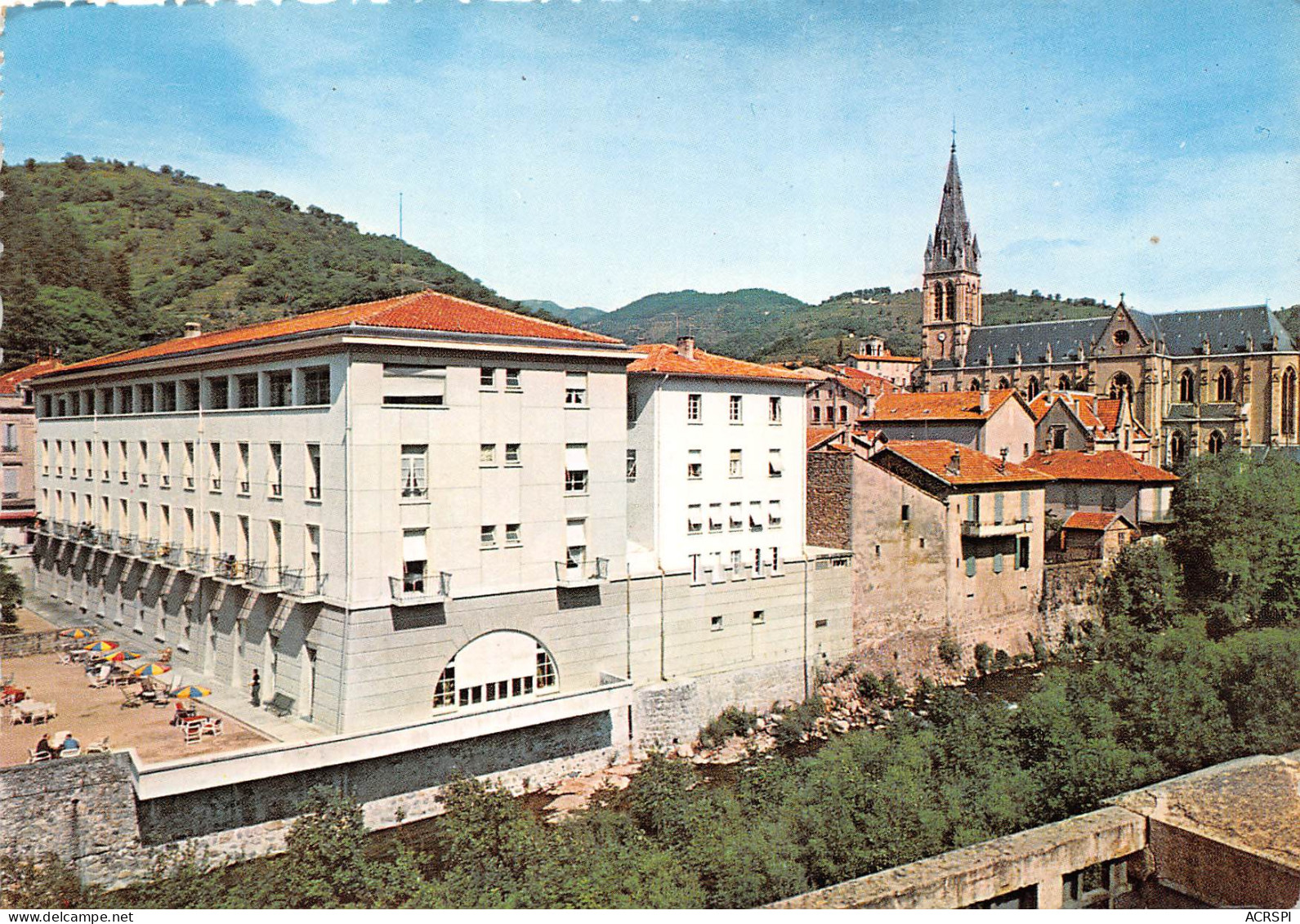 VALS LES BAINS Le Centre Diabetique Et L Eglise 13(scan Recto-verso) MB2357 - Vals Les Bains