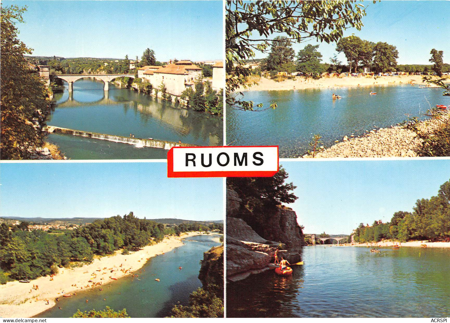 RUOMS L Ardeche Et Ses Baignades 28(scan Recto-verso) MB2359 - Ruoms