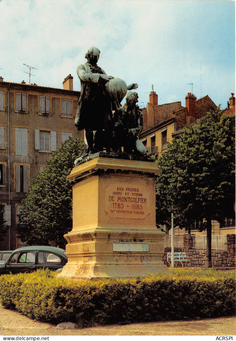 ANNONAY Monument Des Freres Montgolfier Inventeurs Des Aerostats 24(scan Recto-verso) MB2360 - Annonay