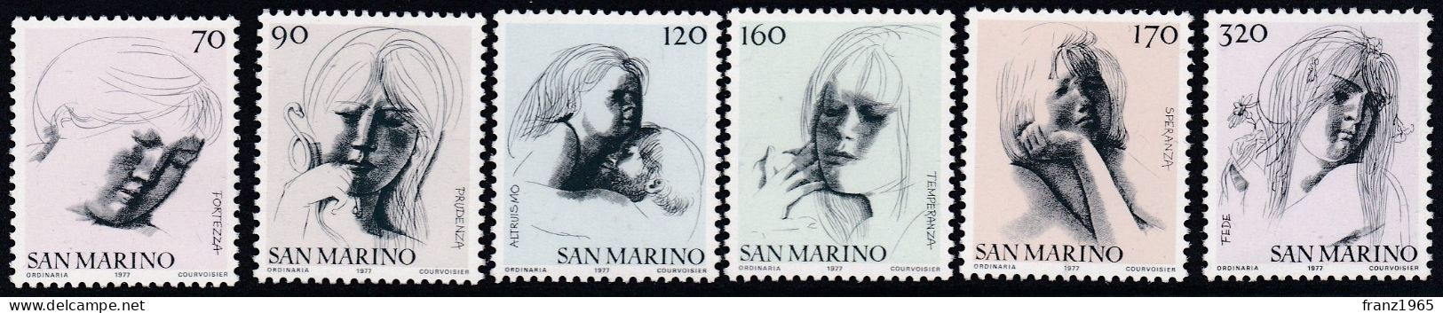 Virtues Of People - 1977 - Unused Stamps