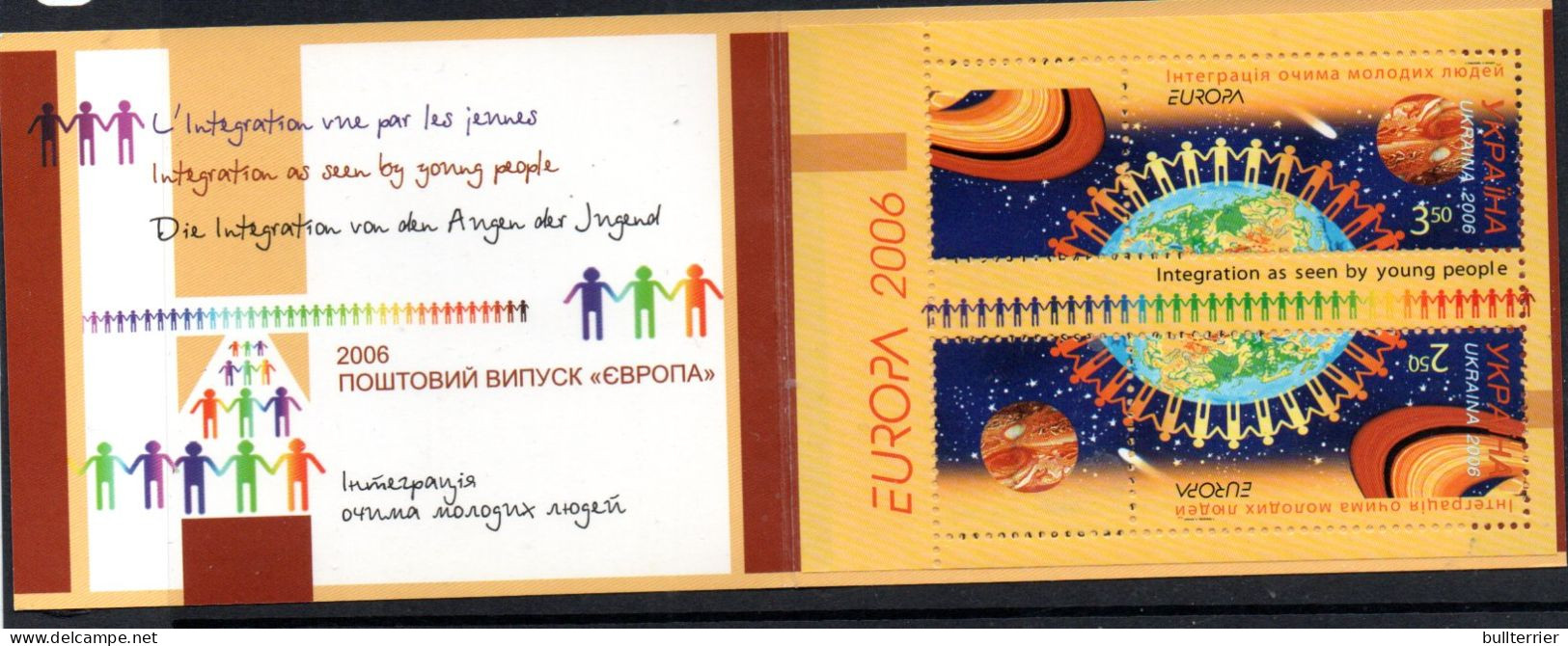 EUROPA - Ukraine - 2006 - Europa Intergration Booklet Complete MNH   Sg £13.75 - 2006