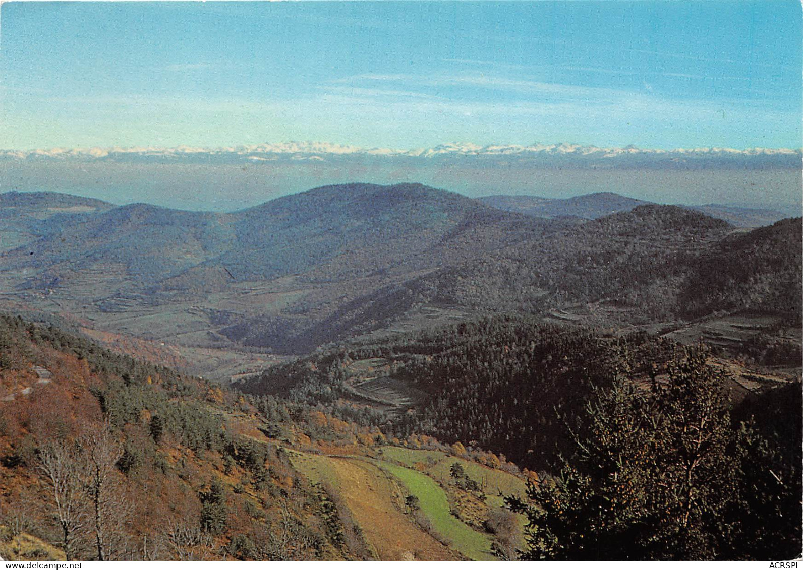 LA LOUVESC Perspective Sur La Chaine Des Alpes 29(scan Recto-verso) MB2362 - La Louvesc