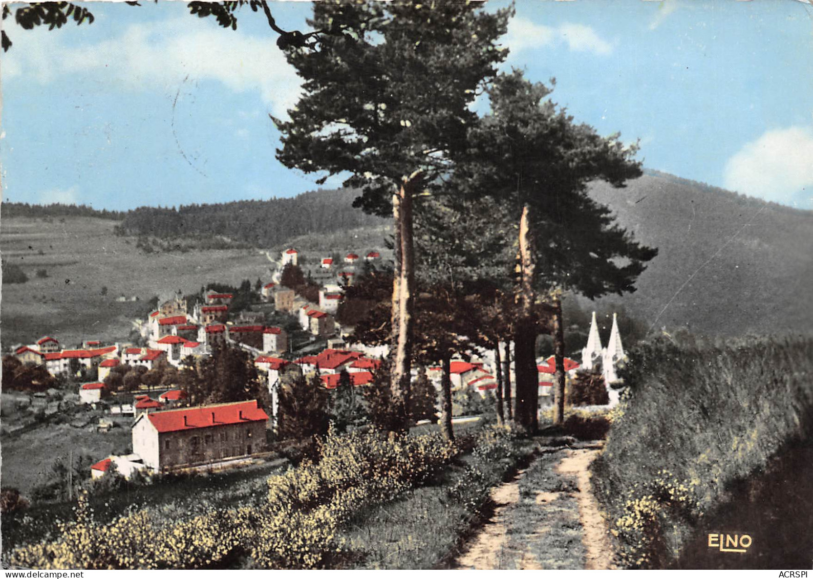 LA LOUVESC Cure D Air Centre D Excursions Vue Generale Et Mont Chaix 25(scan Recto-verso) MB2363 - La Louvesc