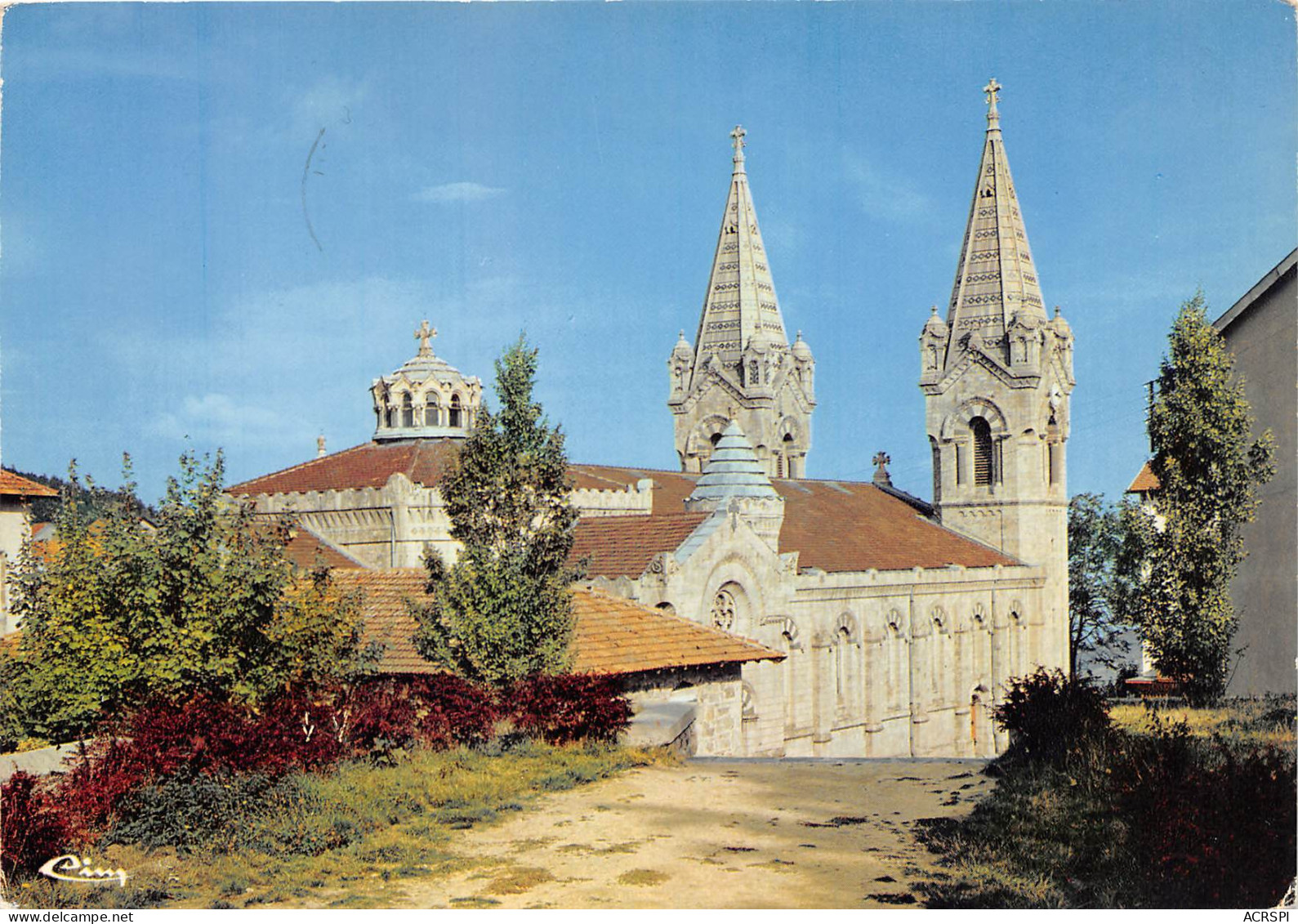 LA LOUVESC Pelerinage A St Regis La Basilique Vue Du Parc Des Pelerins 20(scan Recto-verso) MB2364 - La Louvesc