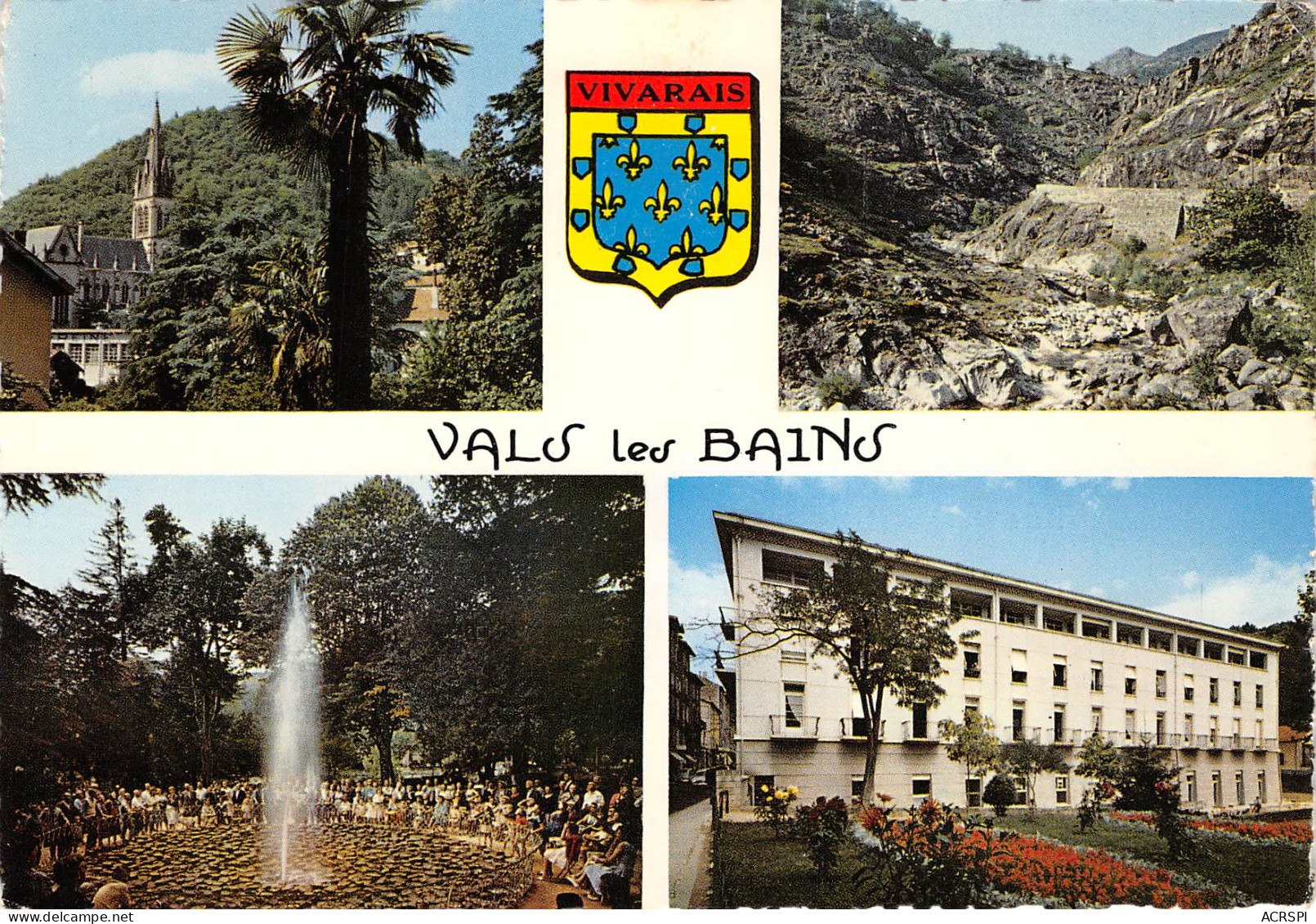 VALS LES BAINS L Eglise Gorges De La Volane 11(scan Recto-verso) MB2365 - Vals Les Bains
