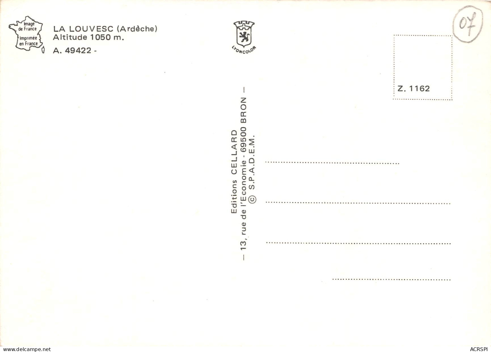 LA LOUVESC 26(scan Recto-verso) MB2365 - La Louvesc