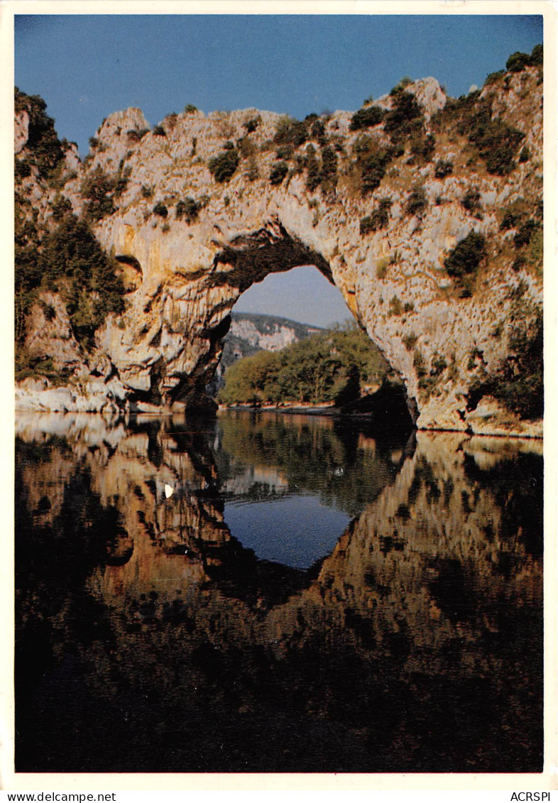 LE PONT D ARC Majestueuse Arche Naturelle De 34 M De Hauteur 16(scan Recto-verso) MB2366 - Vallon Pont D'Arc