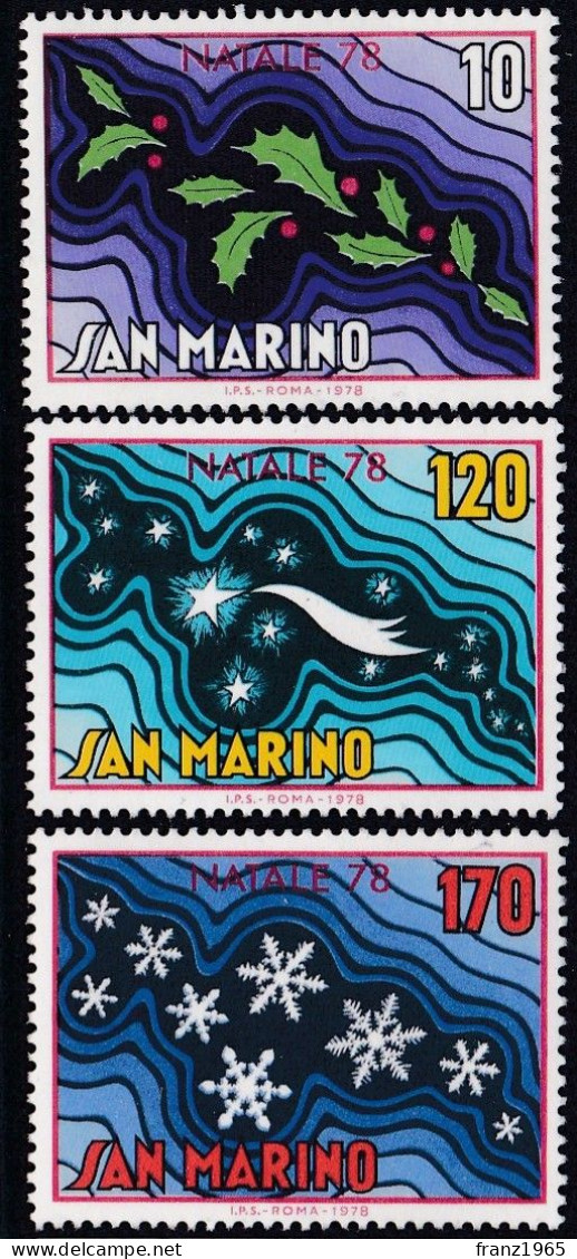 Christmas - 1978 - Unused Stamps