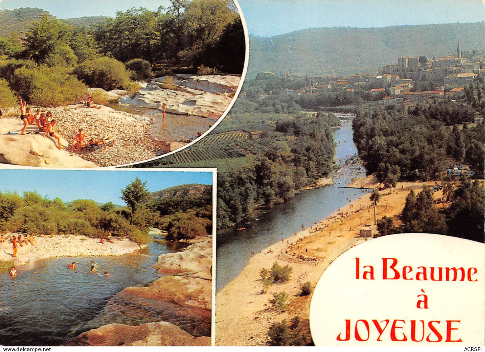 JOYEUSE Vallee De La Beaume 3(scan Recto-verso) MB2374 - Joyeuse