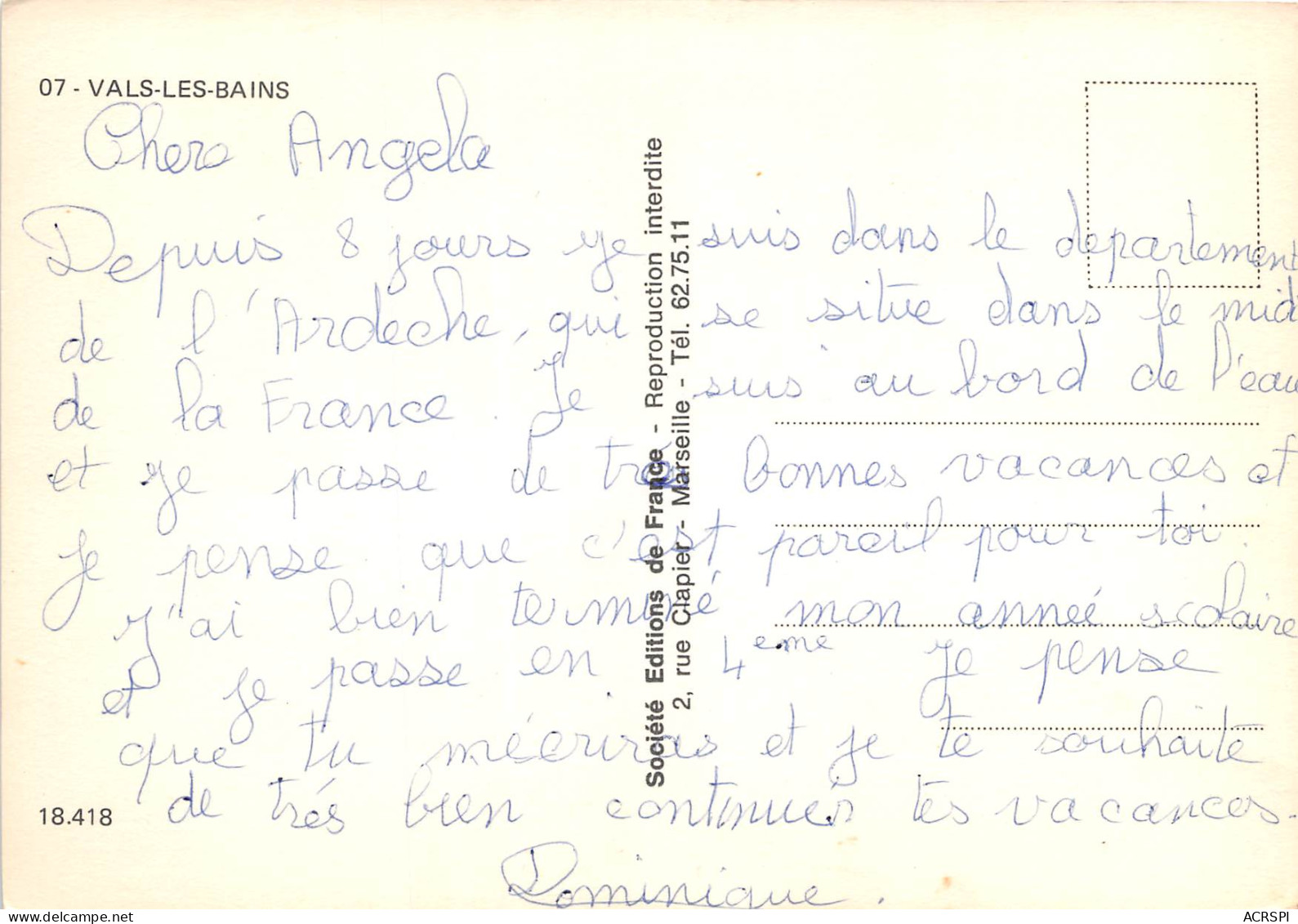 VALS LES BAINS 14(scan Recto-verso) MB2374 - Vals Les Bains