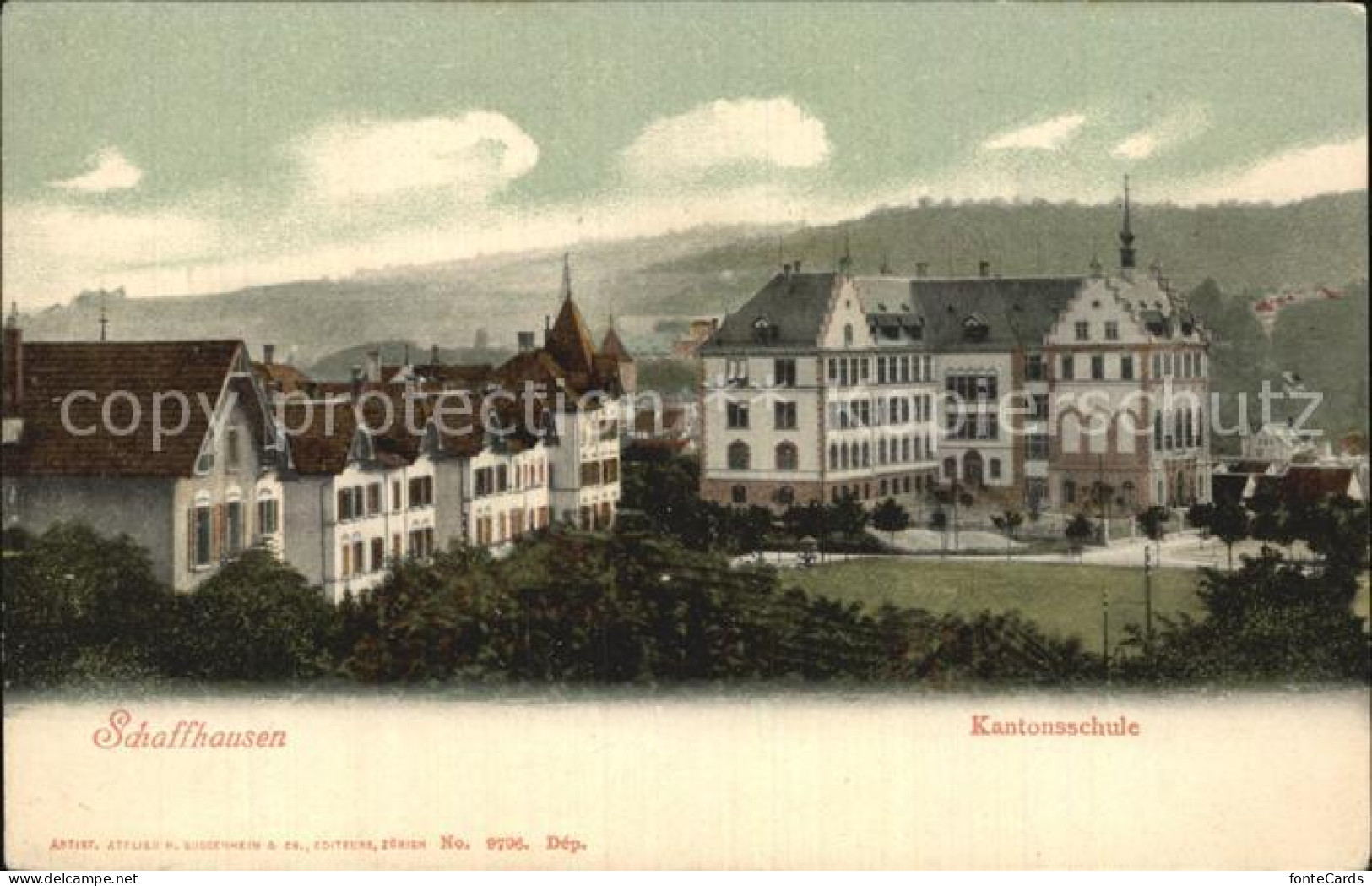 12506008 Schaffhausen SH Kantonsschule Schaffhausen SH - Andere & Zonder Classificatie