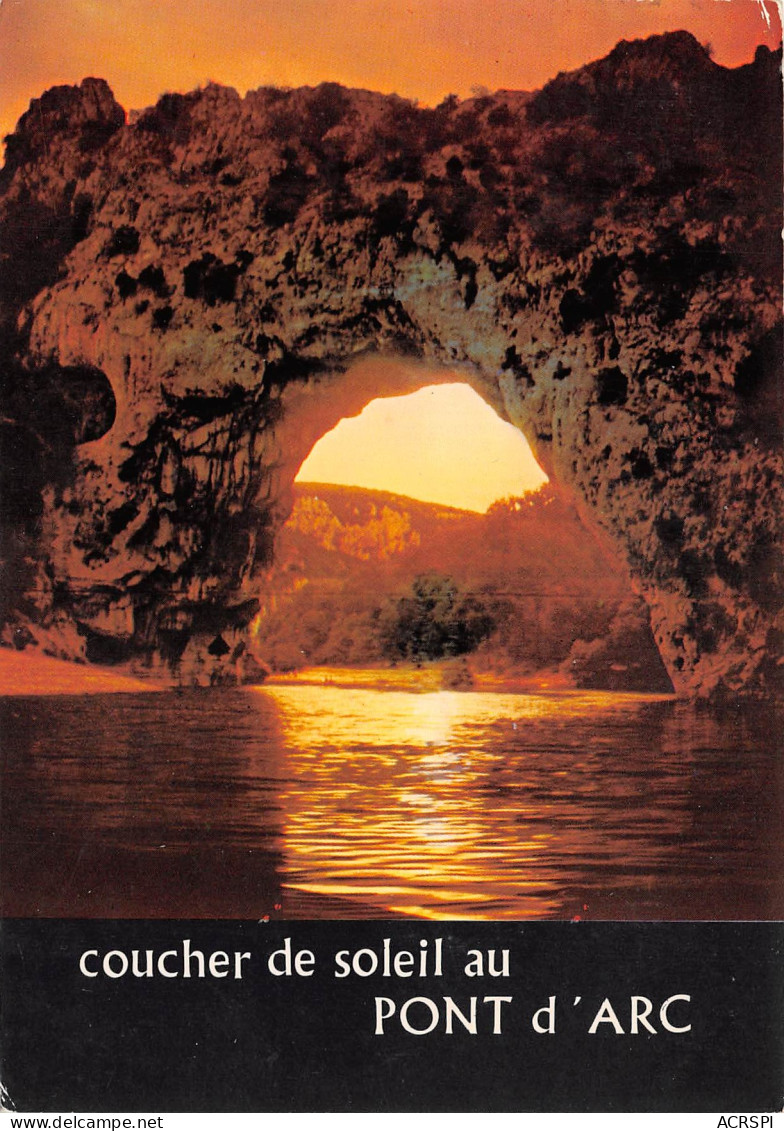 LES GORGES DE L ARDECHE L Epont D Arc Creuse Par Les Eaux Dans Le Rocher 18(scan Recto-verso) MB2375 - Other & Unclassified