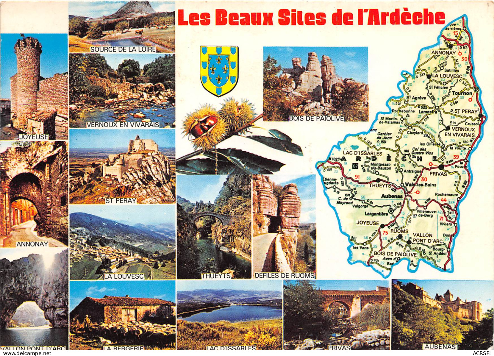 LES BEAUX SITES DE LA RDECHE 22(scan Recto-verso) MB2375 - Altri & Non Classificati