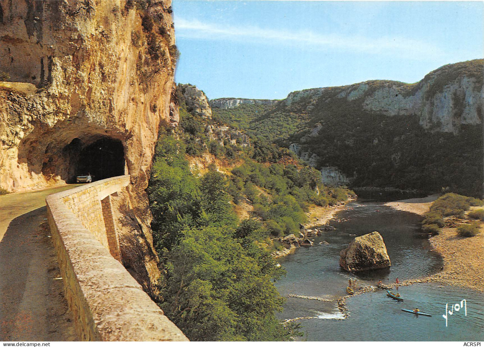 GORGES DE L ARDECHE Entre Vallon Et Pont D Arc 25(scan Recto-verso) MB2375 - Andere & Zonder Classificatie