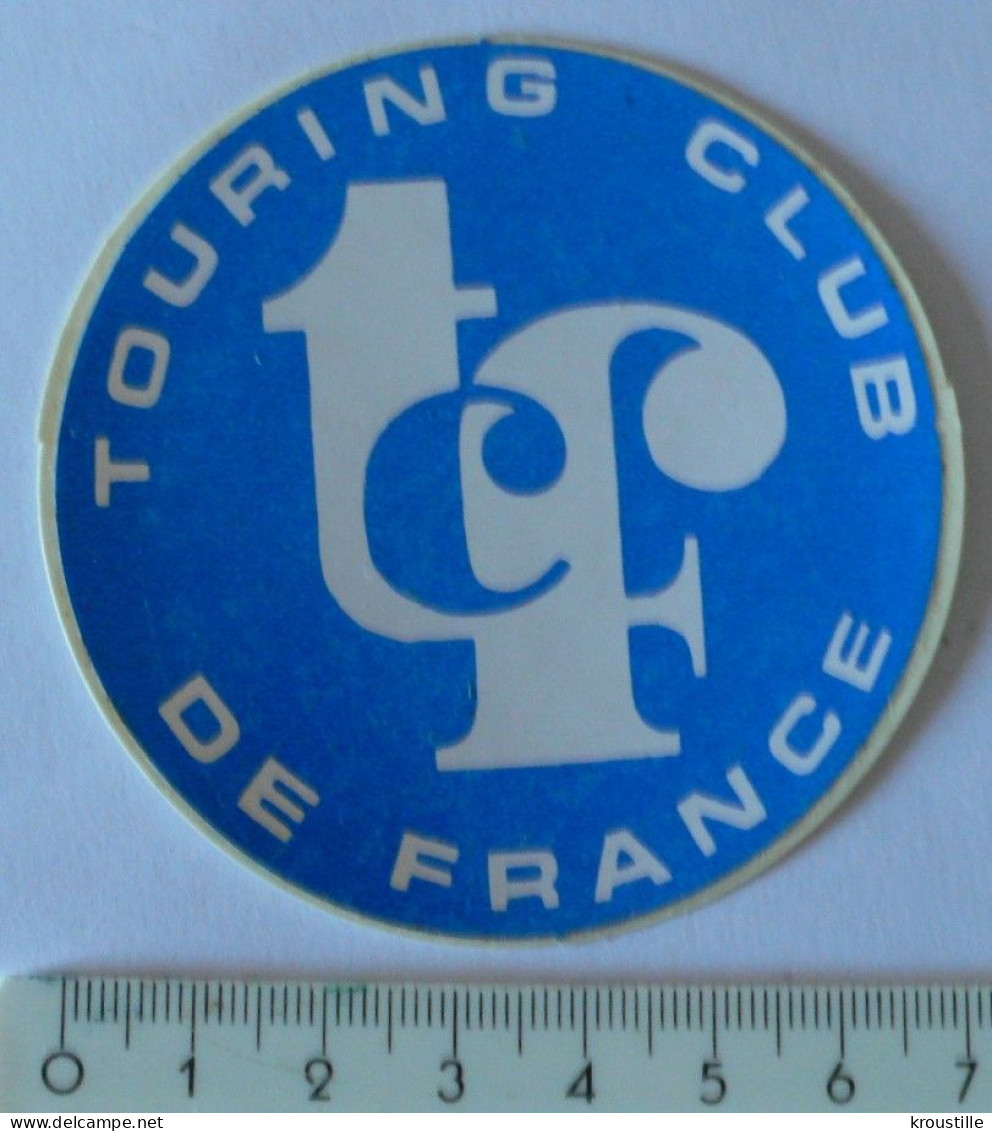 AUTOCOLLANT TOURING CLUB DE FRANCE - Stickers