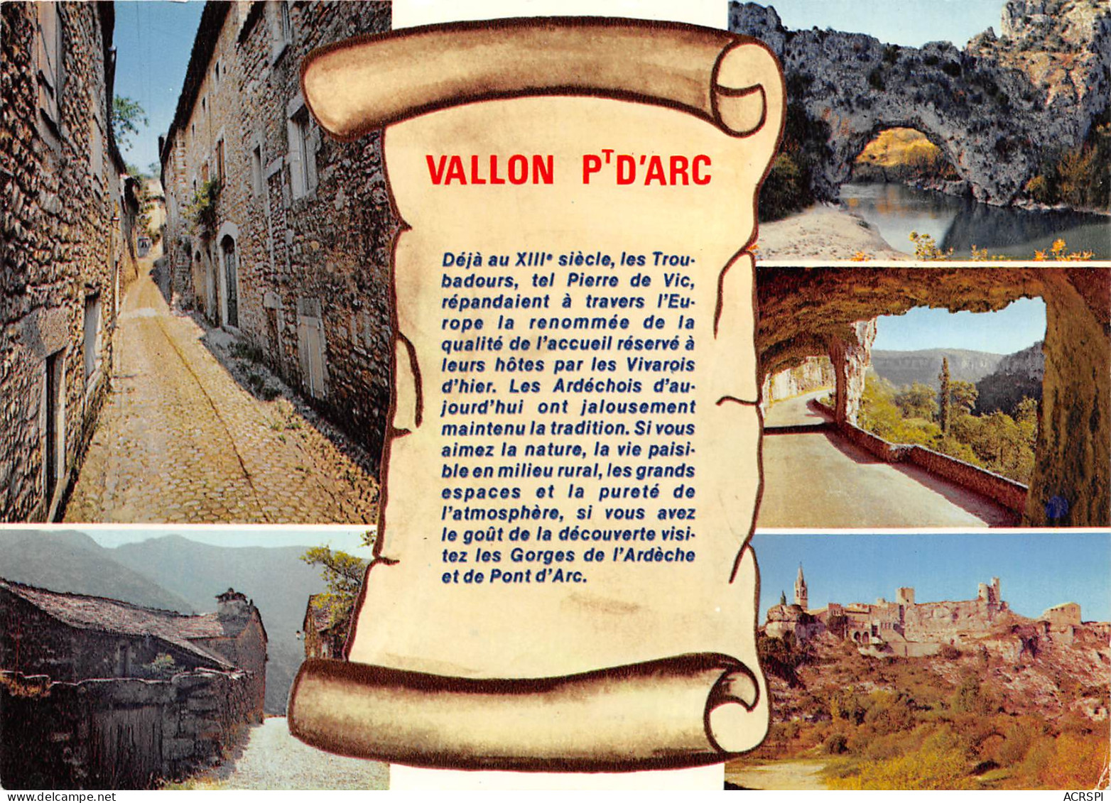 Vallon Pt D Arc 22(scan Recto-verso) MB2376 - Vallon Pont D'Arc
