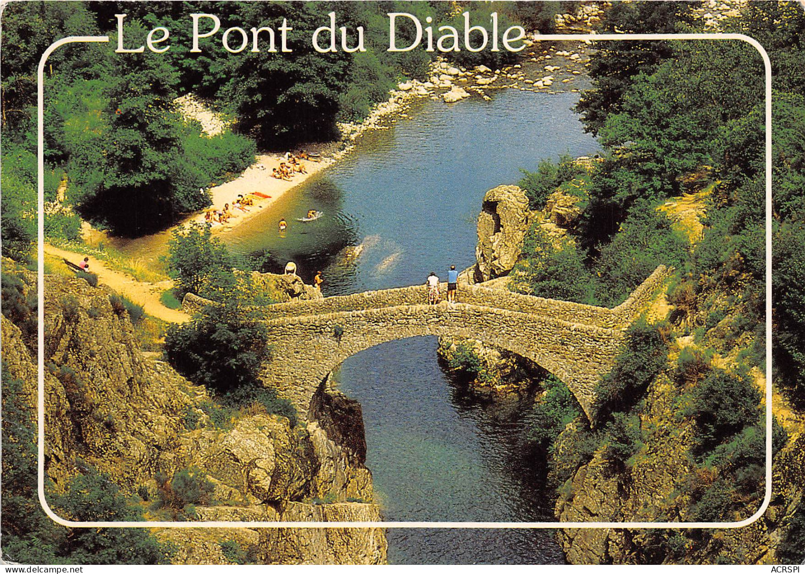 LE PONT DU DIABLE A THUEYTS 30(scan Recto-verso) MB2376 - Autres & Non Classés