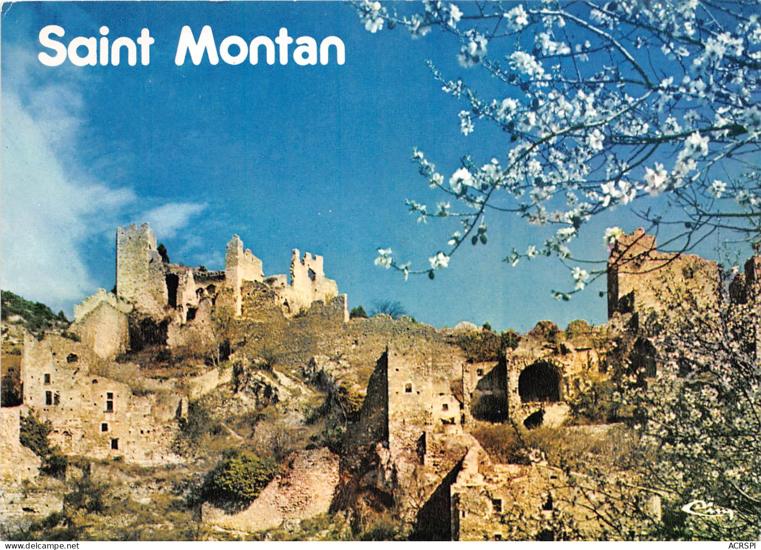 SAINT MONTAN Charmant Village Medieval De La Rdeche 11(scan Recto-verso) MB2377 - Andere & Zonder Classificatie
