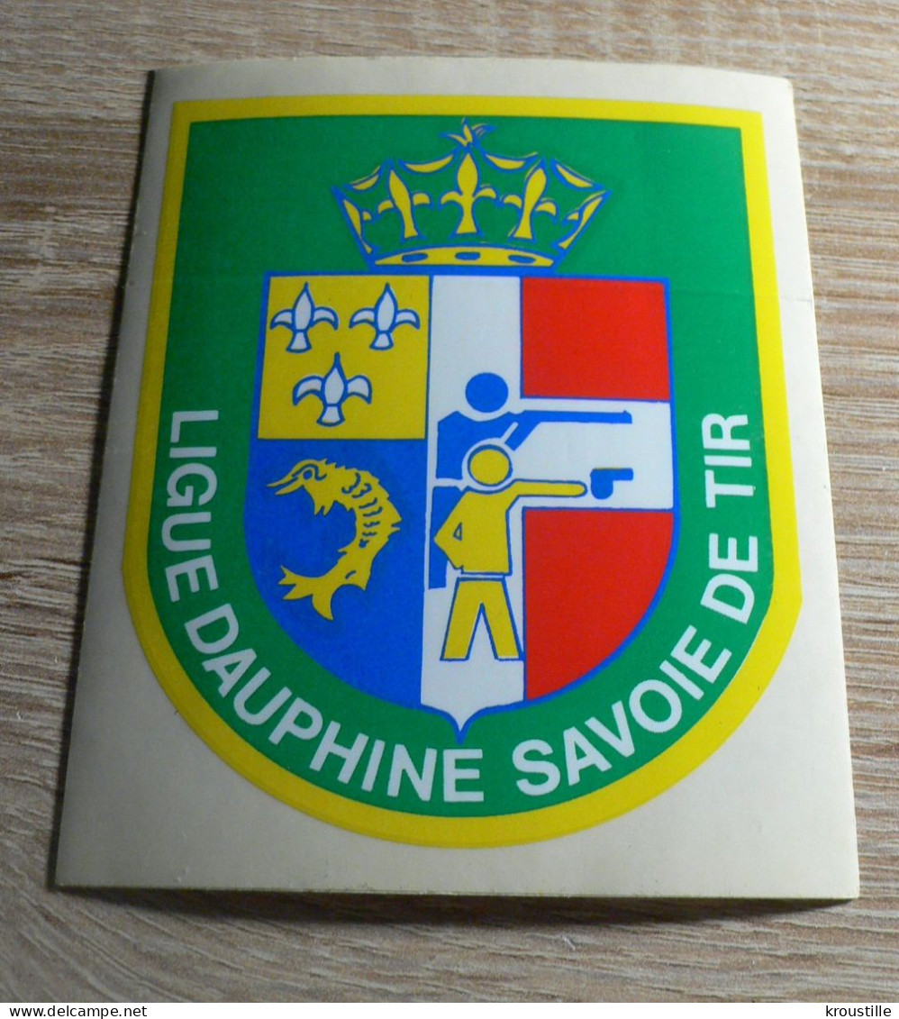 AUTOCOLLANT LIGUE DAUPHINE SAVOIE TIR - Stickers