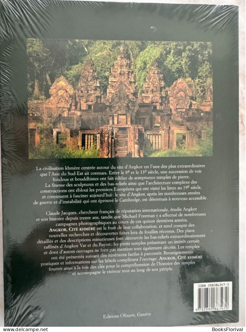 Angkor Cité Khmère - Claude Jacques Editions Olizane - NEUF - Histoire