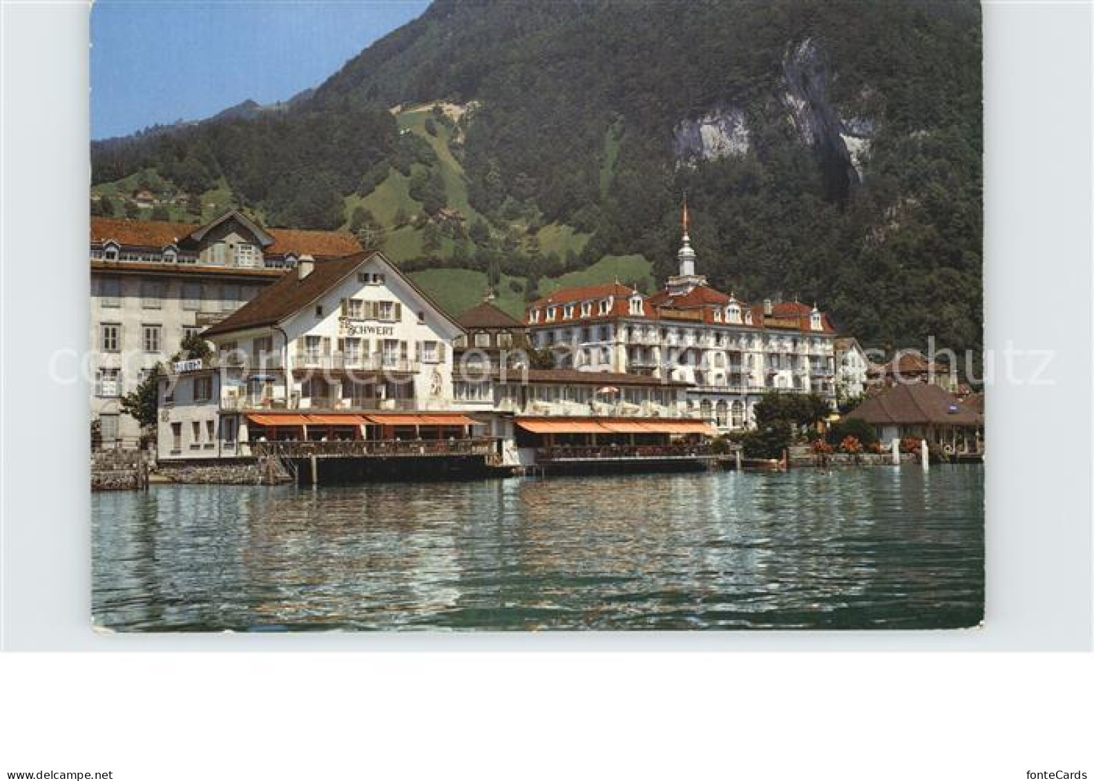 12503728 Gersau Vierwaldstaettersee Seehotel Schwert Partie Am See Gersau - Sonstige & Ohne Zuordnung