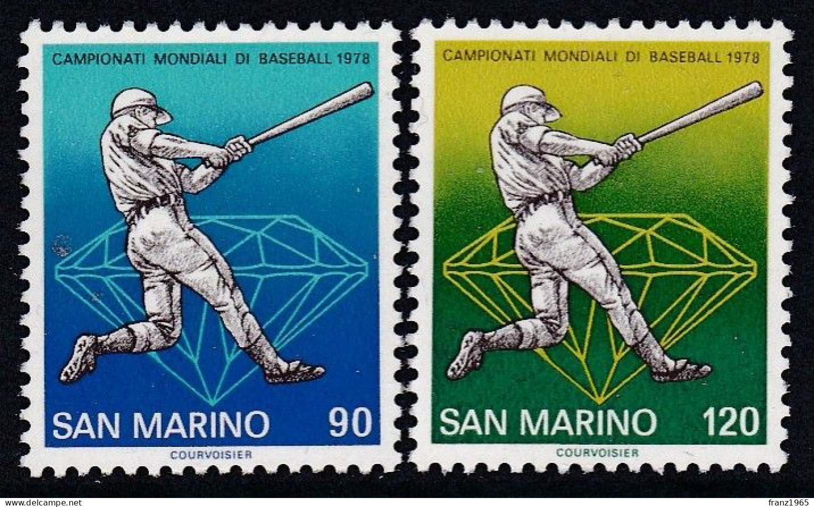 Baseball World Cup - 1978 - Unused Stamps