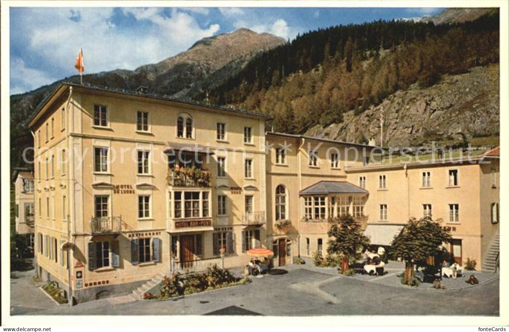 12503394 Zernez GR Hotel Baer Und Post Zernez - Autres & Non Classés