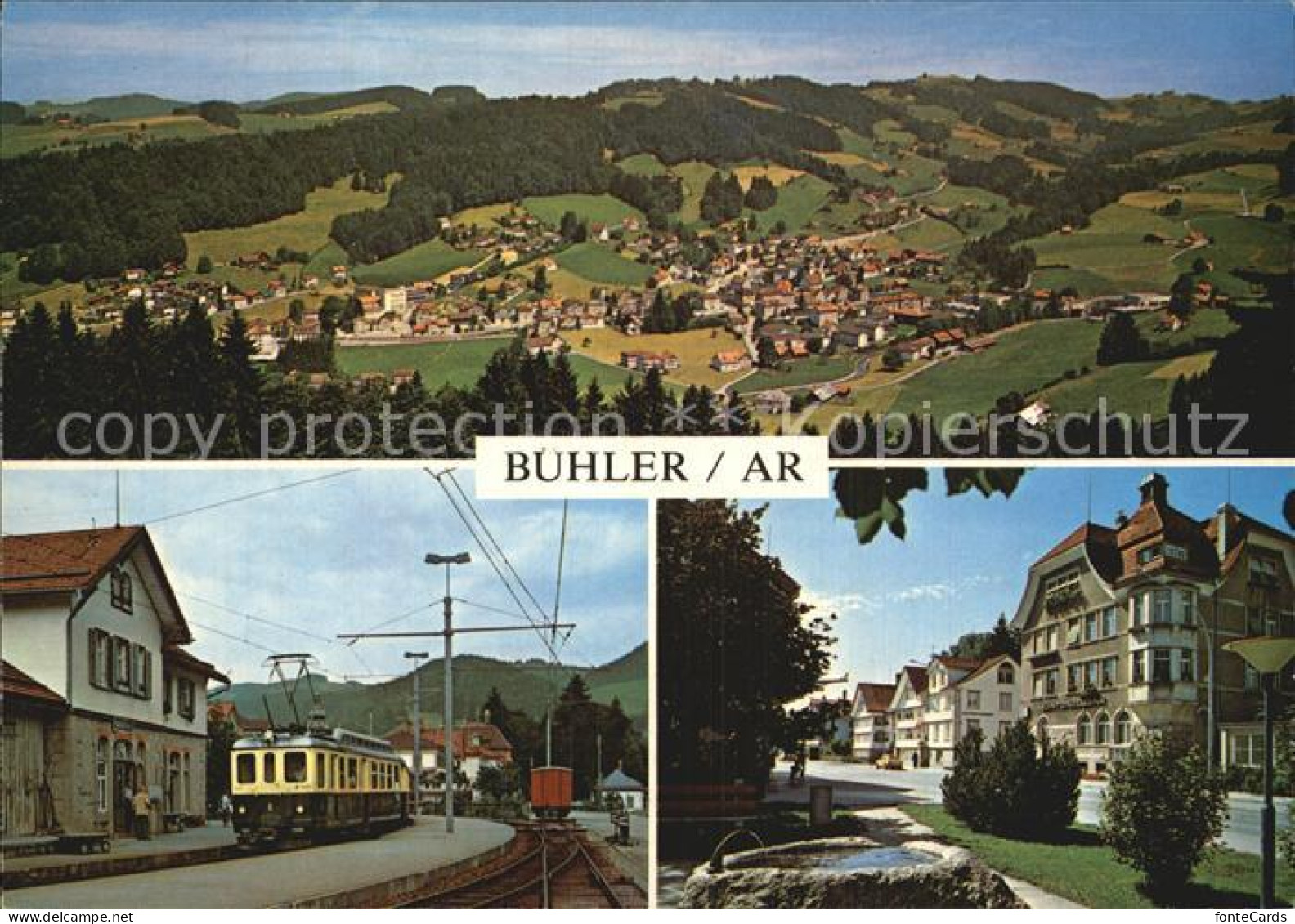 12500208 Buehler AR Panorama Eisenbahn Stadtansicht Buehler AR - Sonstige & Ohne Zuordnung