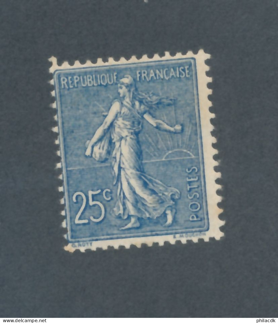 FRANCE - N° 132 NEUF* AVEC CHARNIERE - COTE : 80€ - 1903 - 1903-60 Semeuse A Righe