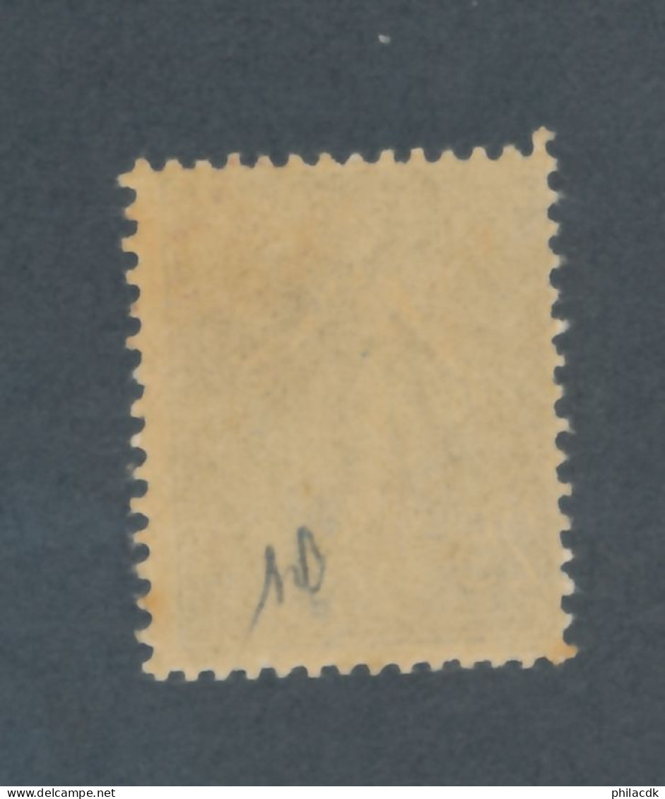 FRANCE - N° 132 NEUF* AVEC CHARNIERE - COTE : 80€ - 1903 - 1903-60 Säerin, Untergrund Schraffiert