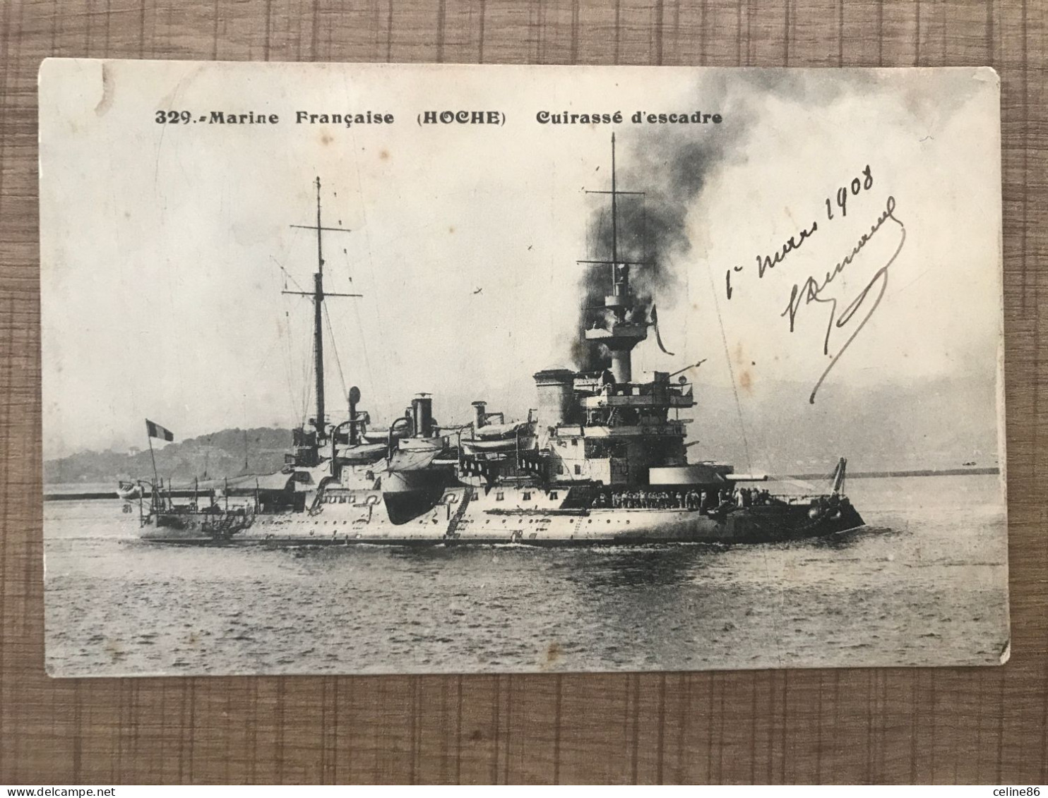 Marine Française HOCHE Cuirassé D'escadre - Guerre
