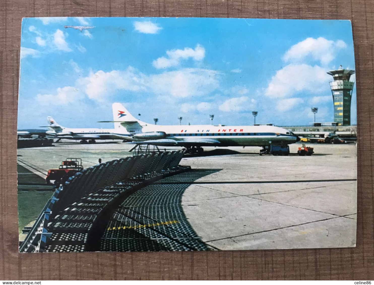 AEROPORT DE PARIS ORLY Caravelle De La Cie AIR INTER - Aerodrome