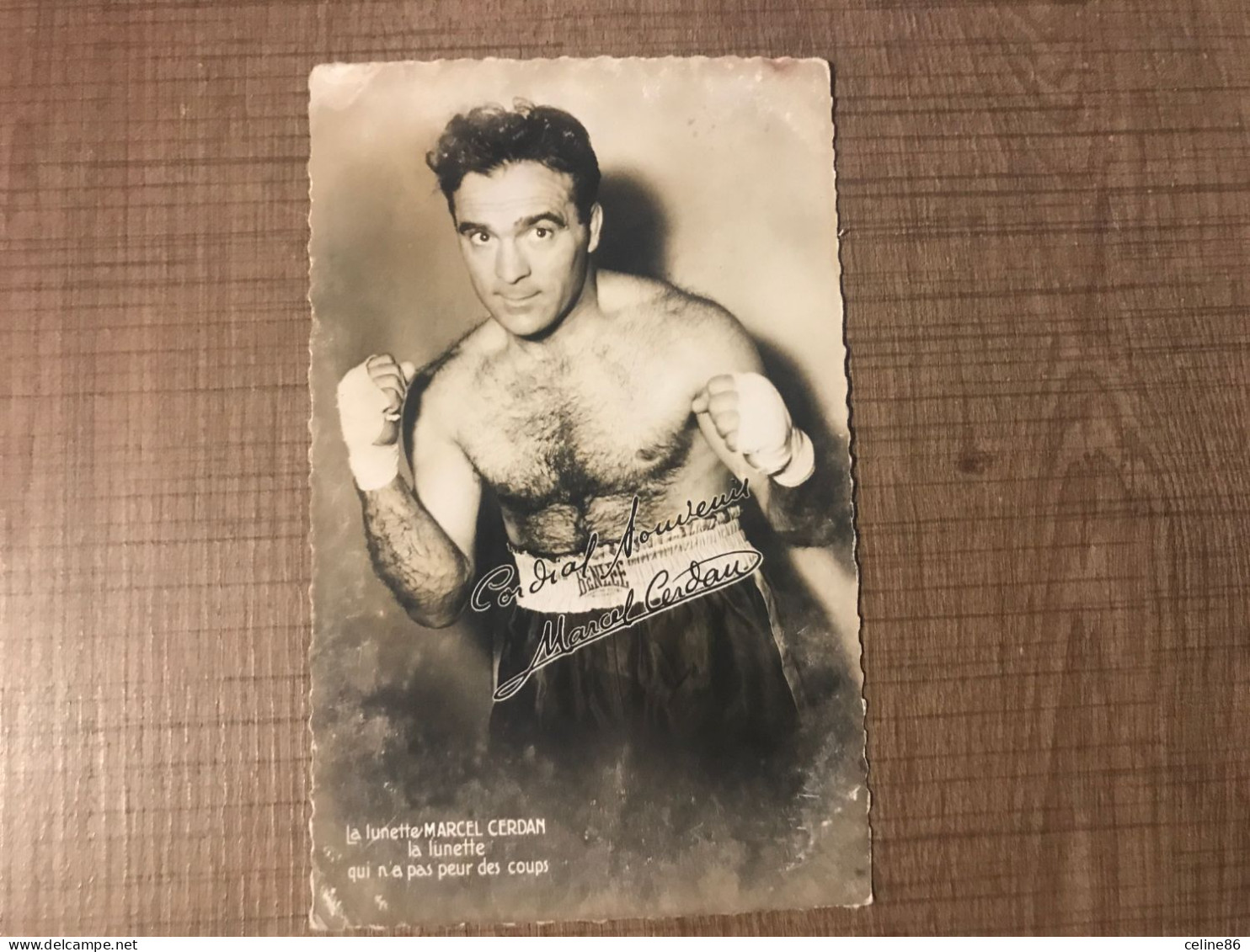 La Lunette MARCEL CERDAN La Lunette Qui N'a Pas Peur Des Coups - Boxe