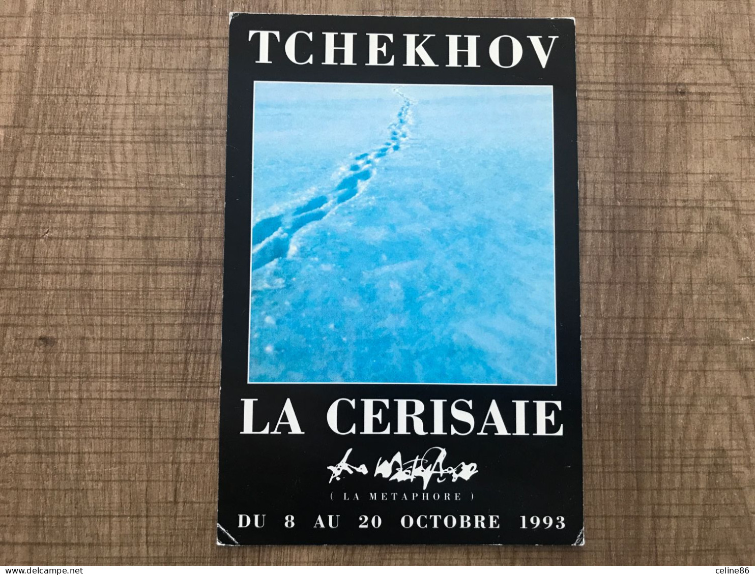 TCHEKHOV LA CERISAIE 1993 - Publicité