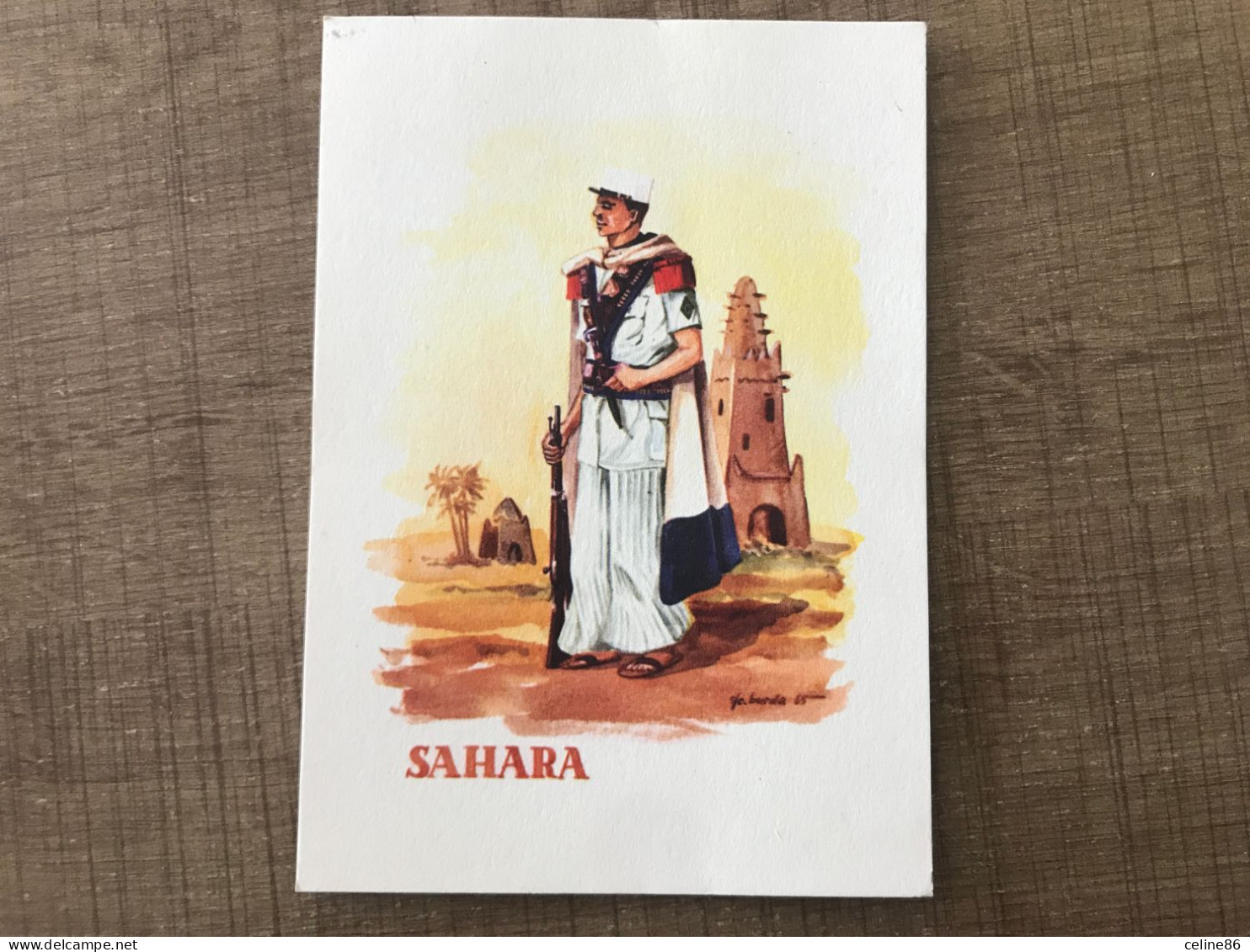 LEGION ETRANGERE Légionnaire Des Compagnies Sahariennes 1960 SAHARA - Sonstige & Ohne Zuordnung