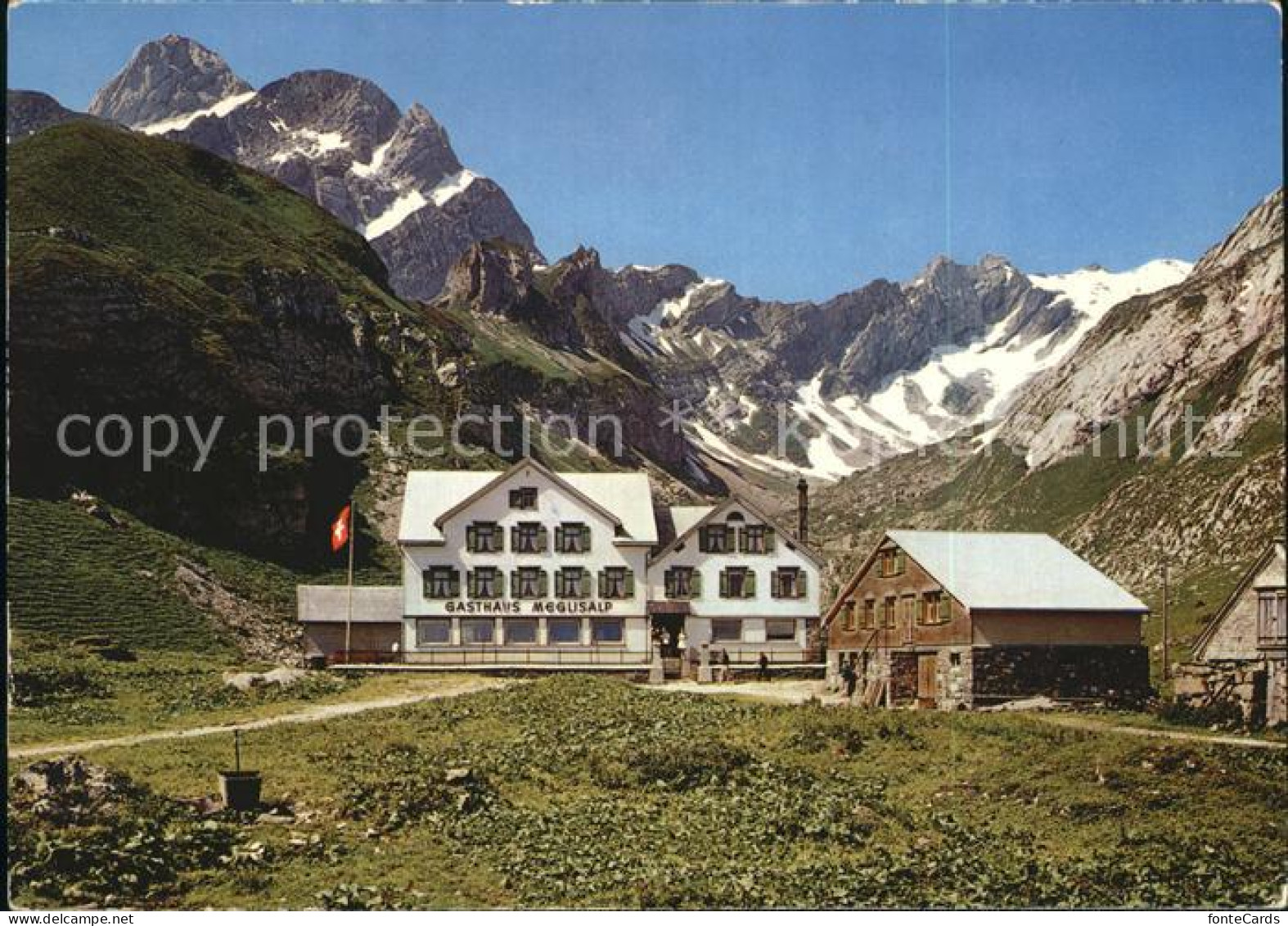 12495853 Meglisalp Gasthaus Meglisalp Mit Almann Und Lisengrat Altmann - Other & Unclassified