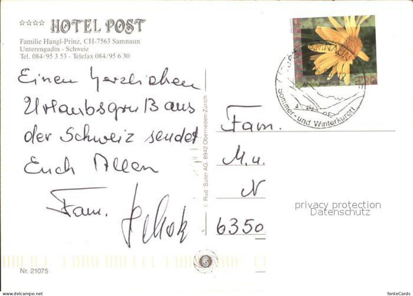 12495833 Samnaun Dorf Hotel Post Samnaun Dorf - Otros & Sin Clasificación