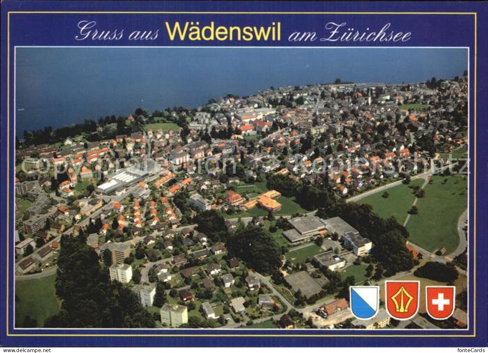 12495193 Waedenswil Fliegeraufnahme Waedenswil - Other & Unclassified