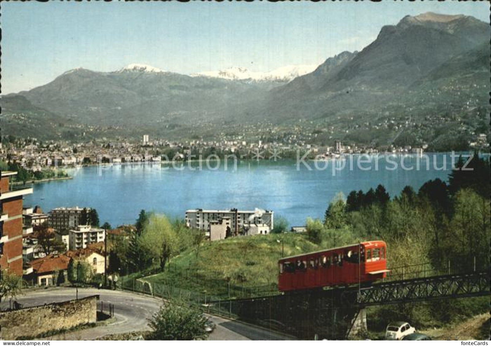 12488614 Lugano TI Funicolare Del San Salvatore Lugano - Autres & Non Classés