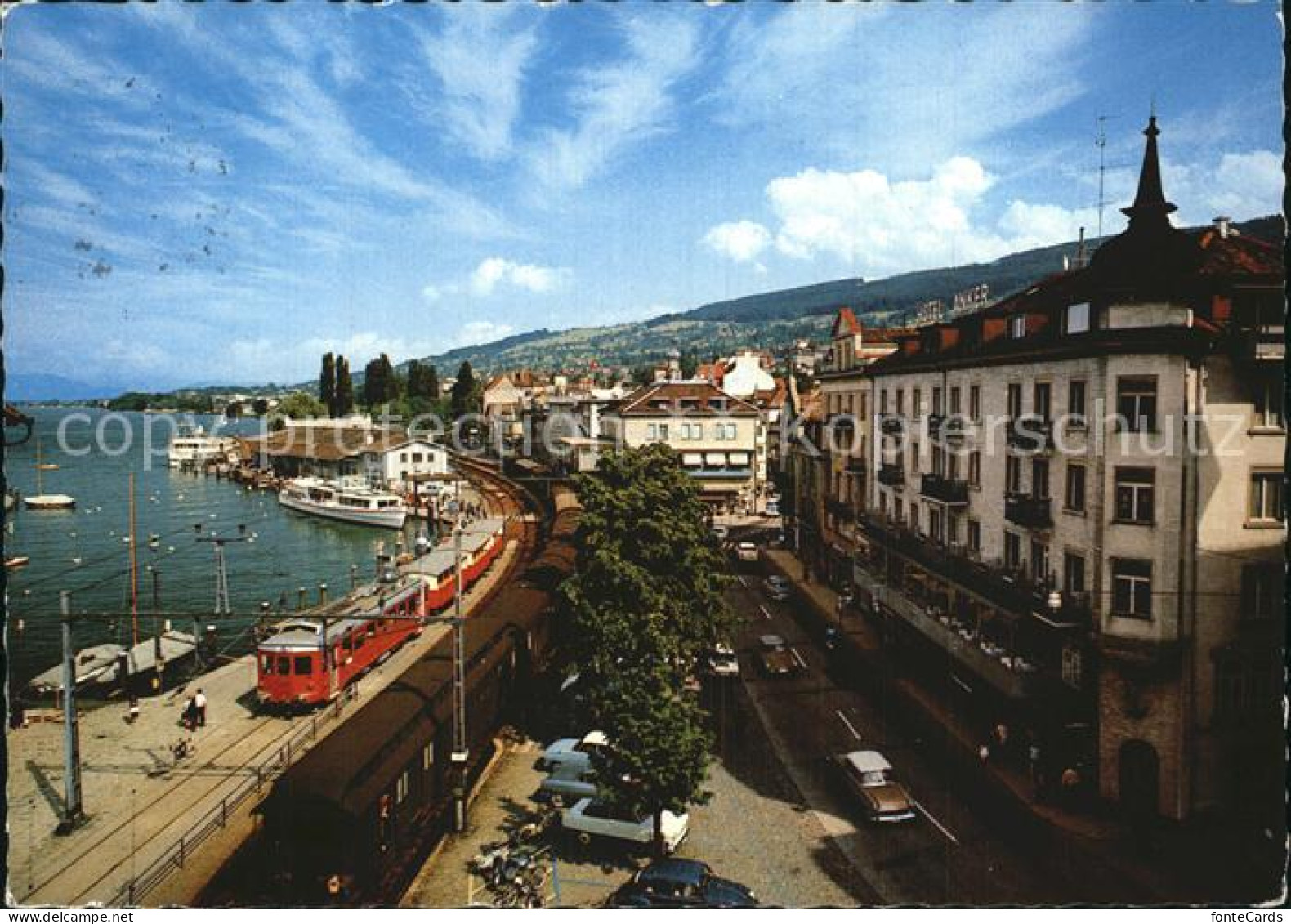 12488613 Rorschach Bodensee Hafenbahnhof Mit Hotel Anker Rorschach - Andere & Zonder Classificatie