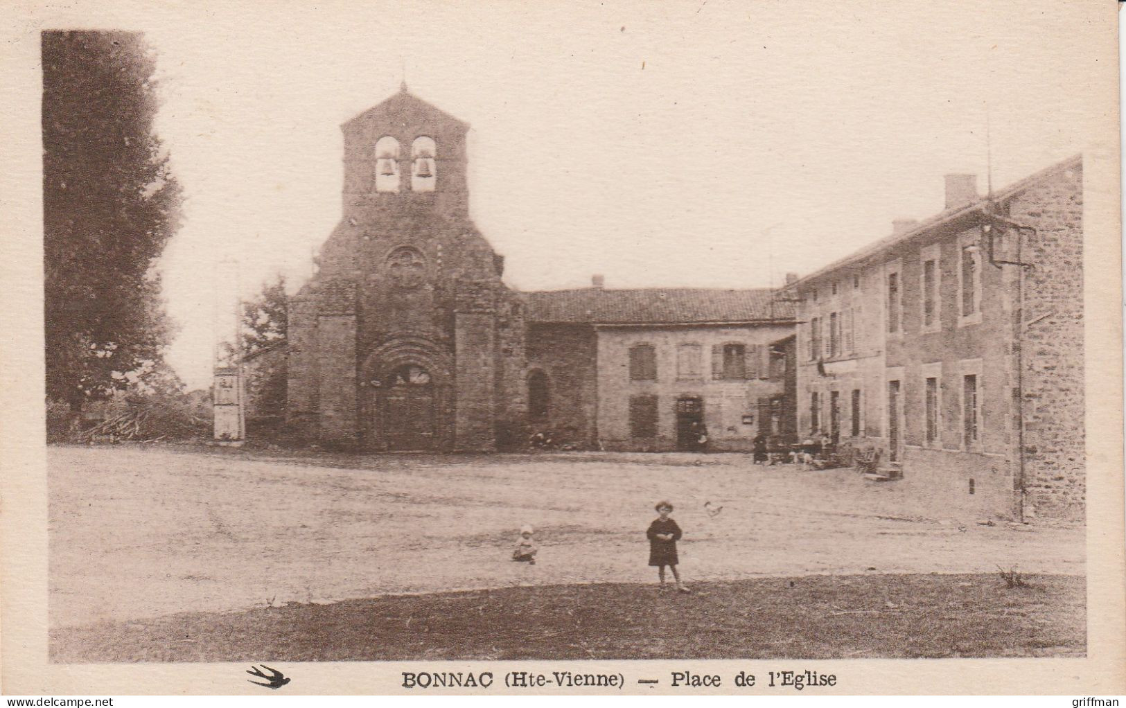 BONNAC PLACE DE L'EGLISE TBE - Andere & Zonder Classificatie