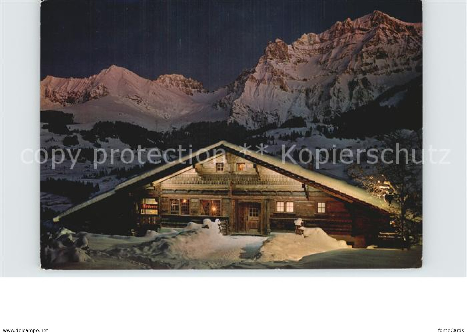 12488028 Adelboden Alte Taverne Bonderspitz Lohner Abend Adelboden BE - Autres & Non Classés