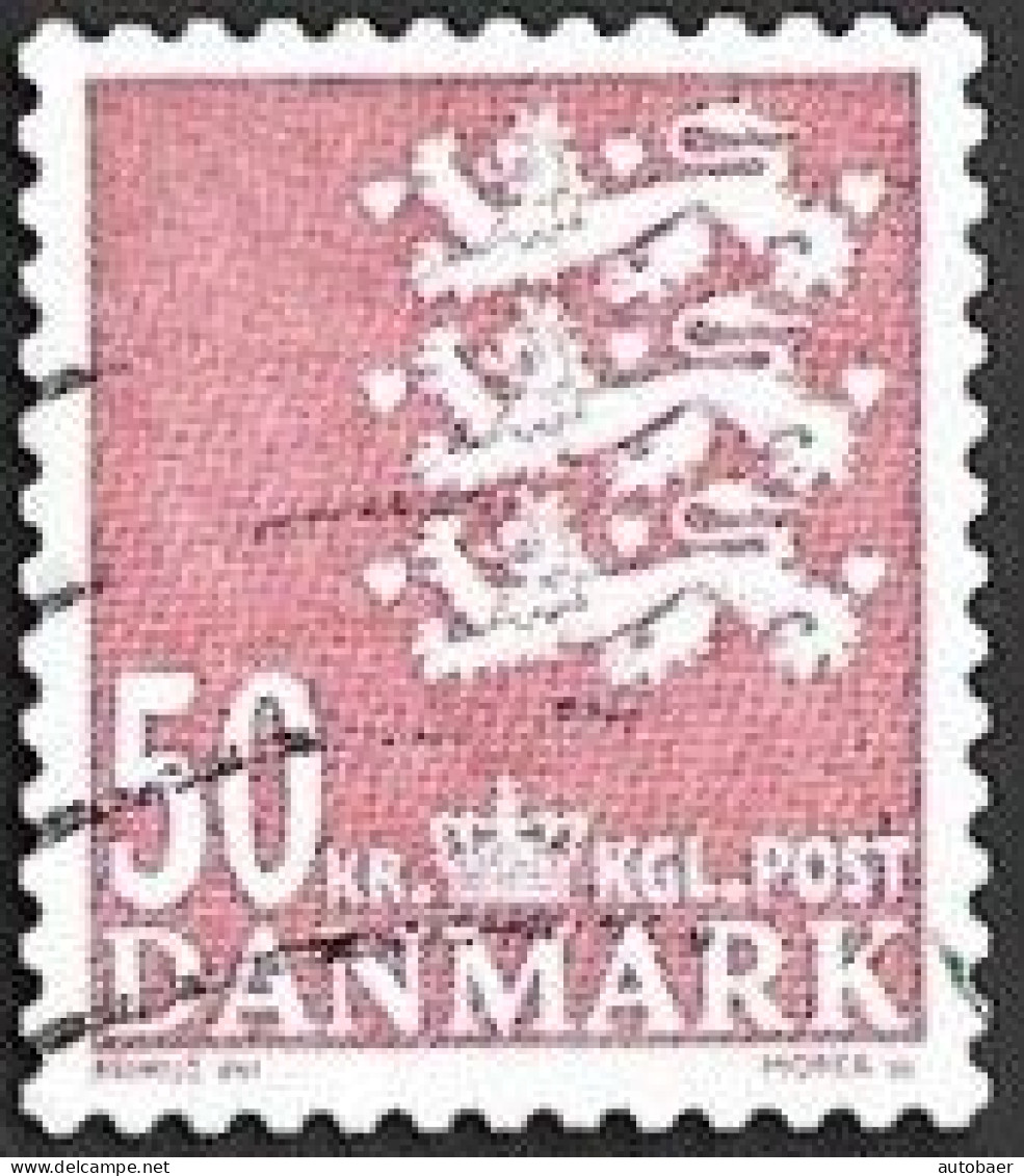 Denmark Danmark Dänemark 2010 Definitives Coat Of Arms 50 DKR Michel Nr. 1583 Cancelled Oblitere Gestempelt Used Oo - Usati